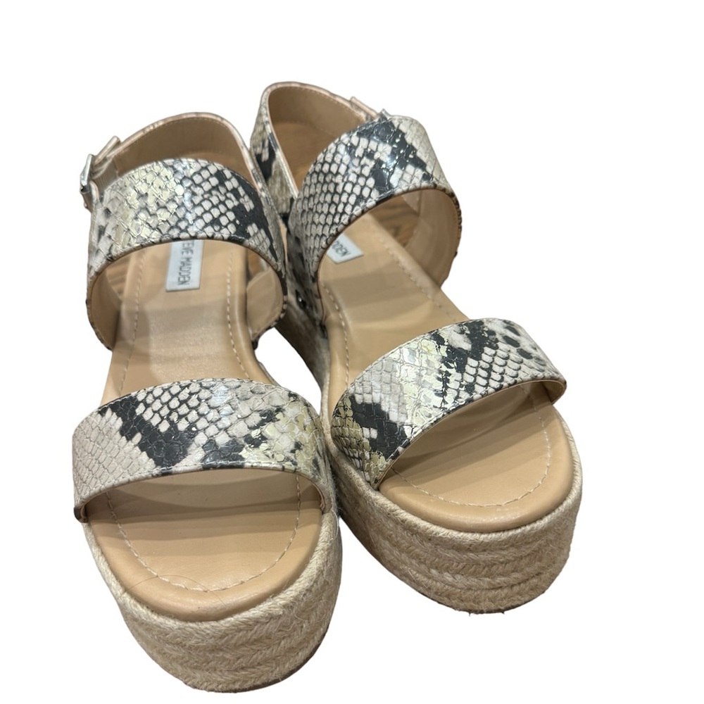Steve Madden Python Platform Sandals - image 1